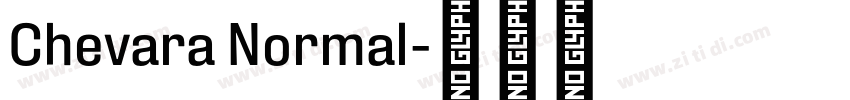 Chevara Normal字体转换